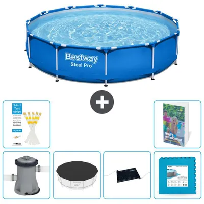 Zdjęcie produktu dla Bestway Steel Pro Okrągły – 366 x 76 cm – 7 elementów S273