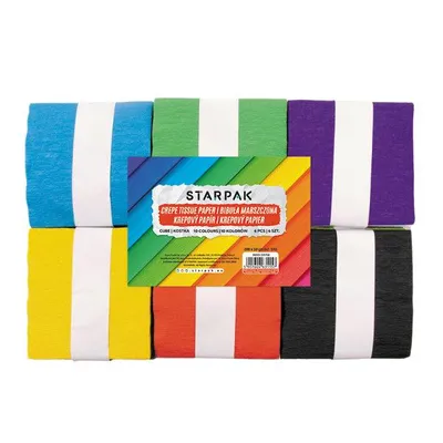 Obrázok produktu pre Bibuła Marszczona 10X200Cm 10Kol (1Op=1Szt) Starpak