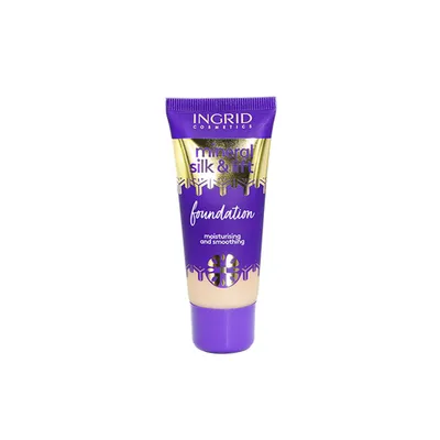 Zdjęcie produktu dla INGRID Cosmetics MINERAL SILK&LIFT, Tubka, Krem, Przeciwstarzeniowy, Nawilżający, Orzeźwiający, Wygładzający, Beżowy, Radiant, 30 ml