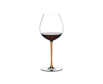 Produktbild von RIEDEL 4900/07O FATTO A MANO Pinot Noir Weinglas - Stiel ORANGE