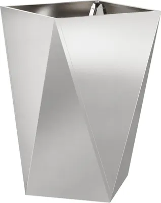 Zdjęcie produktu dla Donica Srebrny 50 x 50 x 75 cm Stal nierdzewna