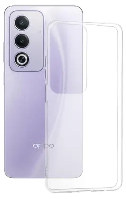 Produktbild von Techsuit Clear Silicone Back Cover Hülle für Oppo A80 - Transparent