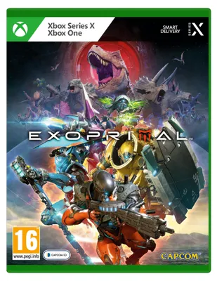 Image de Capcom Exoprimal - Jeu d'action, à partir de 12 ans, 132+ (indication du fabricant), 144 (âge maximum), science-fiction, dinosaures, 5 joueurs, JEU DE SOCIÉTÉ