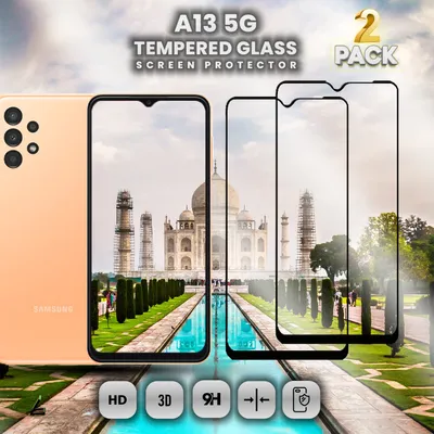 Produktbild von 2-Pack Samsung Galaxy A13 5G - Gehärtetes Glas 9H - Hochwertiger 3D-Displayschutz