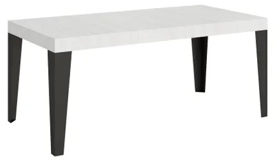 Immagine prodotto di Tavolo Allungabile 180-440x90x77 cm Flame Bianco Frassino
