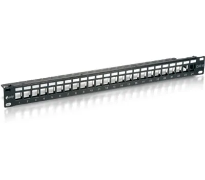 Immagine prodotto di equip Pannello patch Keystone, Cat.6, 24 porte, schermato (769124)