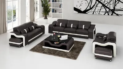 Obrázek produktu pro Sedací Souprava 3+1 Místná Designová Pohovka Čalounění