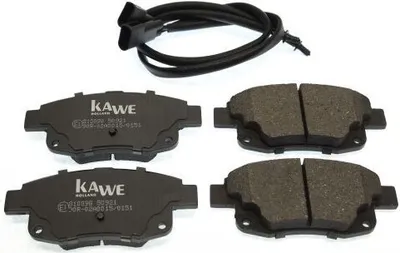 Produktbild von KAWE Bremsbeläge Satz Hinten Bremsklötze für FORD Transit Mk6 Kasten (V347, V348, FA) 810098