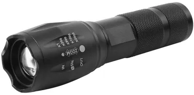 Produktbild von Leuchte Strend Pro Flashlight FL001, T6 150 lm, Aluminiumgehäuse, ZOOM, 2200 mAh, Powerbank, USB-Ladefunktion