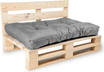 Produktbild von Palettenkissensitz aus polyester BANANAIR 120x80x15 cm, grau