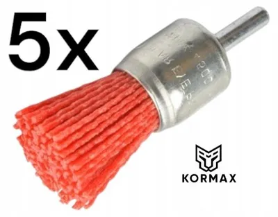 Produktbild von Kormax Nylon-Rundbürste 30mm Schaft 4500 U/min für Bohrmaschine