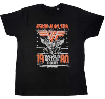 Produktbild von Van Halen Invasion Tour '80 Black L T-Shirt