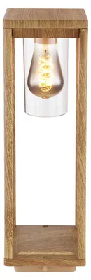 Produktbild von Sockelleuchte, Aluminium Holzoptik, H 50 cm