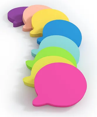 Produktbild von Haftnotizen 75x75mm, 640 Blätter, 8 Farben, Selbstklebend für Zuhause, Büro, Schule