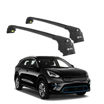 Produktbild von TURTLE DACHTRÄGER AIR-2 , Schwarz KIA NIRO DE 2017 2018 2019 2020 2021 2022 SUV