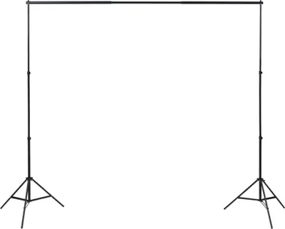 Obrázok produktu pre vidaXL Photo Studio Set 3 bavlnené pozadia Rám nastaviteľný 3x5m