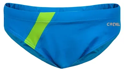 Produktbild von Crowell - "Oscar" Badeslips (Kinder) für Jungen PP12521 (140) (Blau/Grün)