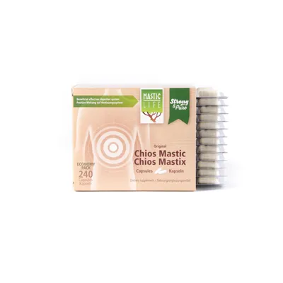 Obrázok produktu pre Masticha Strong&Pure Economy Pack (240 kapsúl) Masticlife