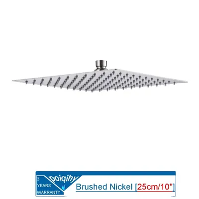 Produktbild von Duschkopf, Regenfunktion, stilvolles Design, Nickel 10 Zoll