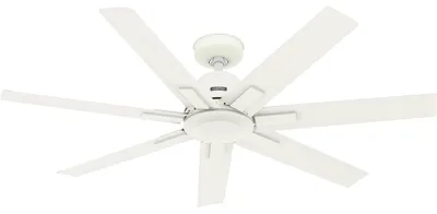 Produktbild von Energiespar Deckenventilator mit Fernbedienung Sahira Weiß 132 cm