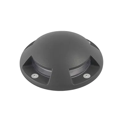 Produktbild von Lindby LED-Bodenstrahler Huban, 15 cm, 4-flammig, anthrazit
