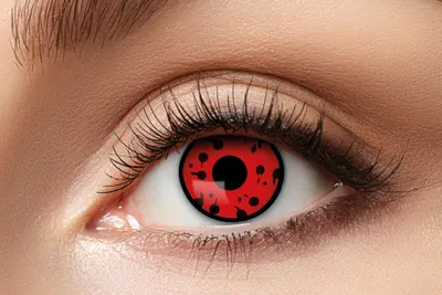 Produktbild von Kontaktlinsen Zoelibat Eyecatcher Blood Fluid 12 Monatslinsen Rot ohne Sehstärke Halloween Horror