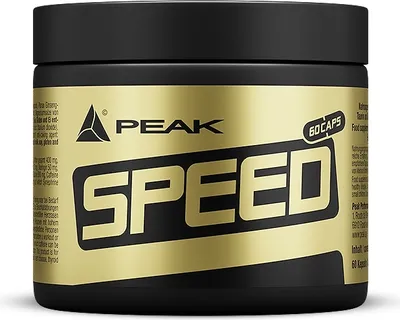 Immagine prodotto di Speed - 60 capsule I Caffeina I Aminoacidi I Estratti vegetali I Dieta I Stimolanti I Pre-allenamento I L-tirosina I Arancio amaro (Sinefrina) I Panax Ginseng I Zenzero