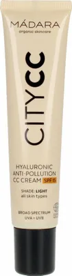 Produktbild von Mádara CityCC Hyaluronic Anti-Pollution CC Cream Spf15 Light 40ml