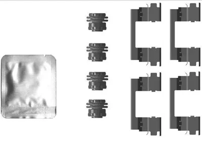 Immagine prodotto di Kit Di Montaggio Pastiglie Freno Opel T. Insignia 17-