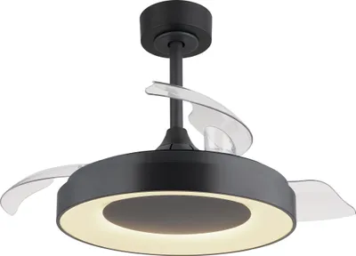 Produktbild von Globo Lighting Deckenventilator Metall grau matt, LED