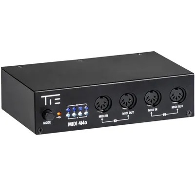 Produktbild von MIDI-Interface 4i4o 4-In/4-Out mit MIDI-Merge-Funktion