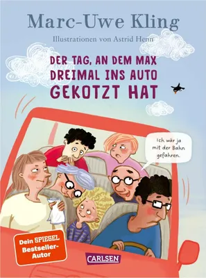 Obrázok produktu pre Der Tag, an dem Max dreimal ins Auto gekotzt hat