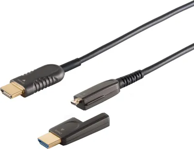 Produktbild von S/CONN maximum connectivity HDMI Anschlußkabel-Optisches HDMI Verlegekabel-Set, 4K, 40,0m (30-02495)