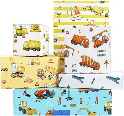 Produktbild von Kinderpapier für Geburtstag - 6 Blätter 50x70cm
