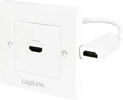 Image de LOGILINK Câble HDMI LogiLink AH0014 HDMI Type A (Standard) Blanc