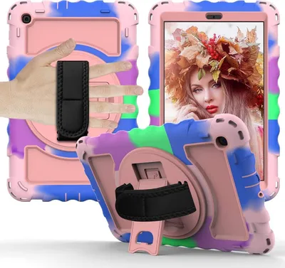 Immagine prodotto di Custodia per Samsung Galaxy Tab A 8.0" Supporto e tracolla colorata