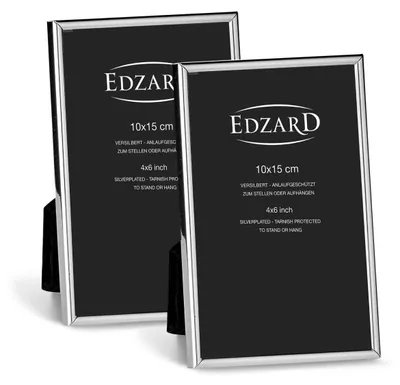 Produktbild von EDZARD Fotorahmen 2er Set Genua 10x15 cm