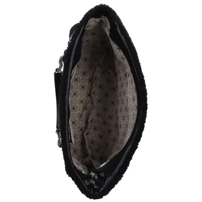 Produktbild von Rieker Damen Shopper Handtasche gemustert Reißverschluss H1667, Farbe:Schwarz
