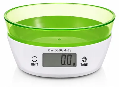 Zdjęcie produktu dla Waga kuchenna Ec G82 – do 5 kg – dokładność 1 g – waga cyfrowa – funkcja tary