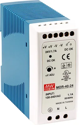 Produktbild von MEAN WELL MDR-40-24, 40 x 90 x 100 mm