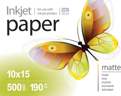Produktbild von ColorWay Fotopapier PrintPro matt 190g/m², 10x15, 500 Blatt
