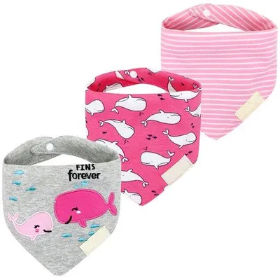 Produktbild von Baby-Kleidung 3er-Set Super-Absorbierende Baumwoleneinfachklamotten 121-Rosa