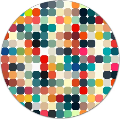 Produktbild von Herd-Abdeckplatte Glas Schneidebrett Ceranfeld-Abdeckung - 40 cm - Retro Abstraktion