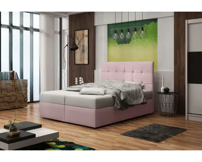 Produktbild von Polsterbett mit Stauraum DELILAH 2 – 160x200, Rosa