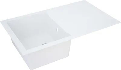 Produktbild von respekta Mineralite Einbauspüle 1 Becken Houston 80 x 50 cm 80 x 50 cm