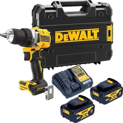 Produktbild von DeWalt DCD 800 M2T Akku Bohrschrauber 18 V 90 Nm Brushless + 2x Akku 4,0 Ah + Ladegerät + TSTAK