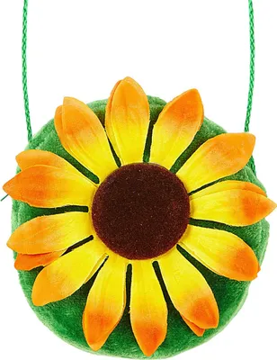 Produktbild von Handtasche Sonnenblumen - grüne Tasche mit großer Sonnenblume