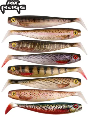 Produktbild von Fox Rage Pro Shad Natural Classics II - Gummifisch, Farbe:super natural pike, Länge:10cm