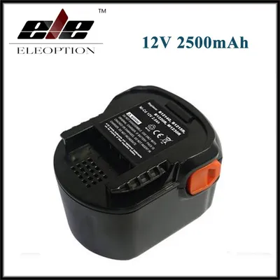 Image de 12 V 2500 mAh 2,5 Ah Batterie Ni-MH pour B1214G, B1215R, B1220R, M1230R, BS12G, BS12X, BSB12G, BSB12STX, BSS12RW