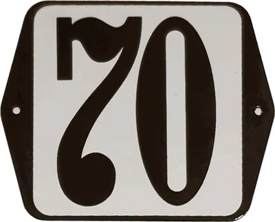 Produktbild von Hausnummer Standardnummer 70 – Warentuin-Mix